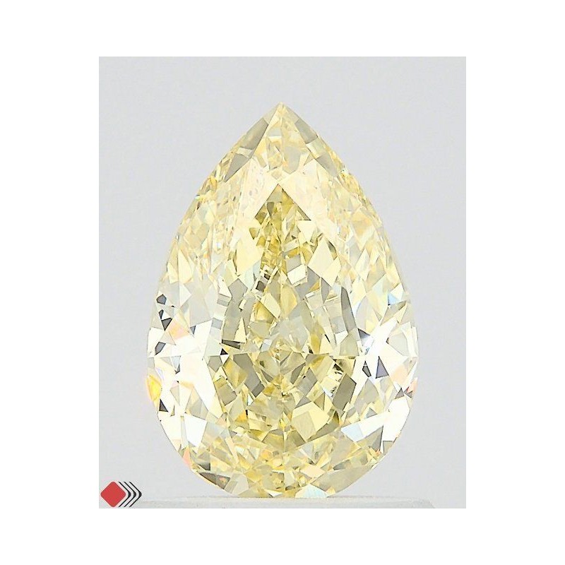 Diament laboratoryjny o barwie fantazyjnej szlif gruszkowy, 1.08ct, VVS2, Fancy Yellow, IGI LG724521329 Diament laboratoryjny o barwie fantazyjnej szlif gruszkowy, 1.08ct, VVS2, Fancy Yellow, IGI LG724521329