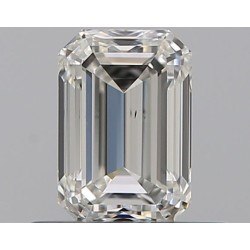 Diament szlif szmaragdowy, 0.5ct, SI1, H, GIA 2221117601