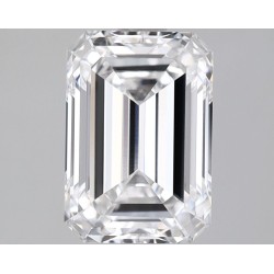 Diament laboratoryjny bezbarwny szlif szmaragdowy, 2.06ct, VVS2, D, IGI LG624421785