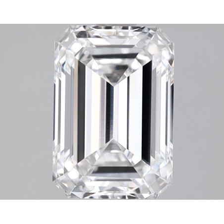 Diament laboratoryjny bezbarwny szlif szmaragdowy, 2.06ct, VVS2, D, IGI LG624421785