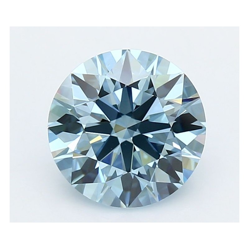 Diament laboratoryjny o barwie fantazyjnej szlif okrągły, 2.56ct, VVS2, Fancy Vivid Blue, IGI LG722564565