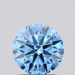 Diament laboratoryjny o barwie fantazyjnej szlif okrągły, 0.93ct, VVS2, Fancy Vivid Blue, IGI LG717556902
