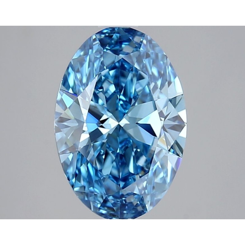 Diament laboratoryjny o barwie fantazyjnej szlif owalny, 2ct, VVS2, Fancy Vivid Blue, IGI LG717556908 Diament laboratoryjny o barwie fantazyjnej szlif owalny, 2ct, VVS2, Fancy Vivid Blue, IGI LG717556908