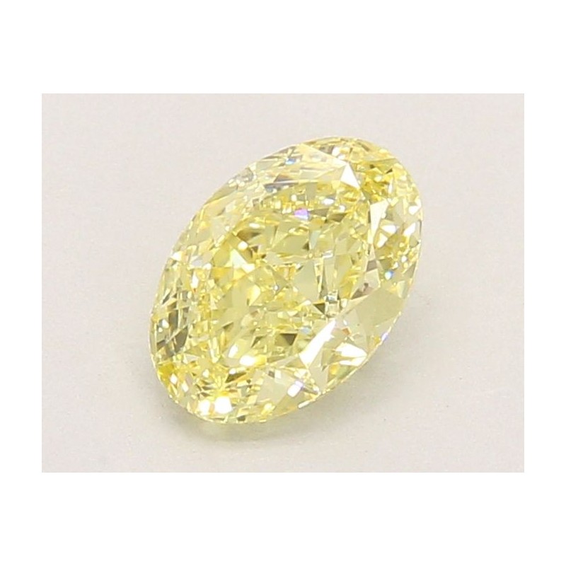 Diament laboratoryjny o barwie fantazyjnej szlif owalny, 1ct, VVS2, Fancy Yellow, IGI LG738522015