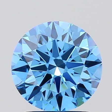 Diament laboratoryjny o barwie fantazyjnej szlif okrągły, 1.55ct, VVS2, Fancy Vivid Blue, IGI LG719503965