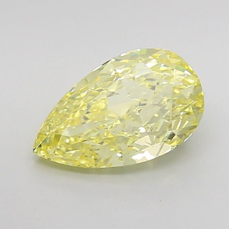Diament laboratoryjny o barwie fantazyjnej szlif gruszkowy, 2.51ct, VVS2, Fancy Intense Yellow, IGI LG723515494