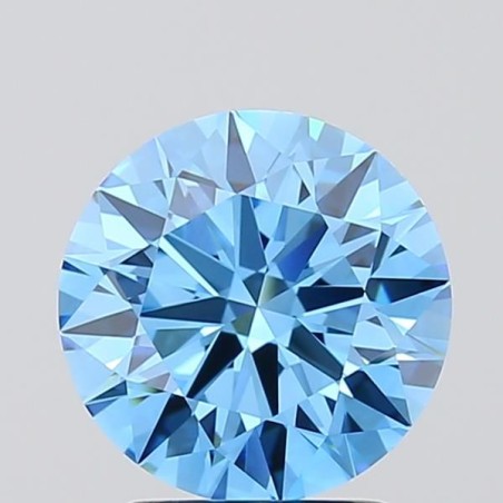 Diament laboratoryjny o barwie fantazyjnej szlif okrągły, 2.05ct, VVS2, Fancy Vivid Blue, IGI LG717577437