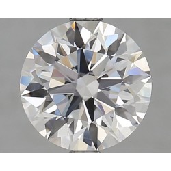 Diament laboratoryjny bezbarwny szlif okrągły, 2.29ct, VVS1, D, GIA 7493269090