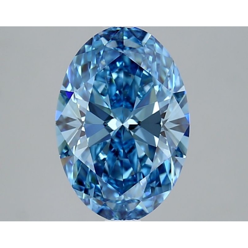 Diament laboratoryjny o barwie fantazyjnej szlif owalny, 2.01ct, VVS1, Fancy Vivid Blue, IGI LG717556911 Diament laboratoryjny o barwie fantazyjnej szlif owalny, 2.01ct, VVS1, Fancy Vivid Blue, IGI LG717556911