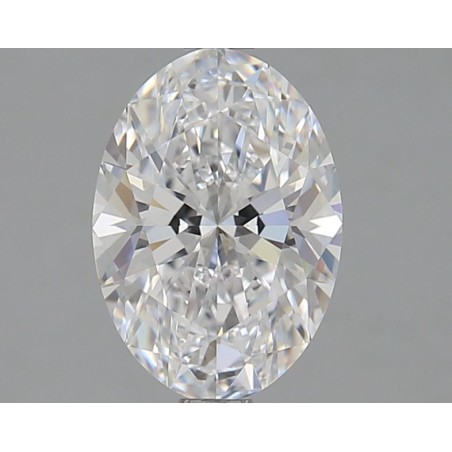 Diament laboratoryjny bezbarwny szlif owalny, 2.01ct, VVS1, D, GIA 5496267652