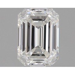 Diament szlif szmaragdowy, 0.3ct, VS2, F, GIA 6521665150