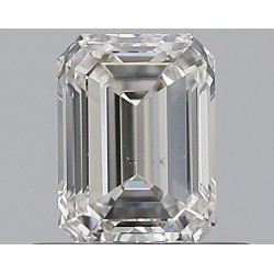 Diament szlif szmaragdowy, 0.5ct, SI1, G, GIA 1419230443