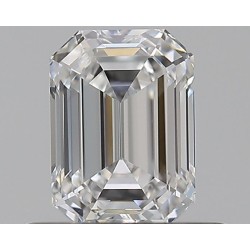 Diament szlif szmaragdowy, 0.5ct, VVS2, D, GIA 6224122377