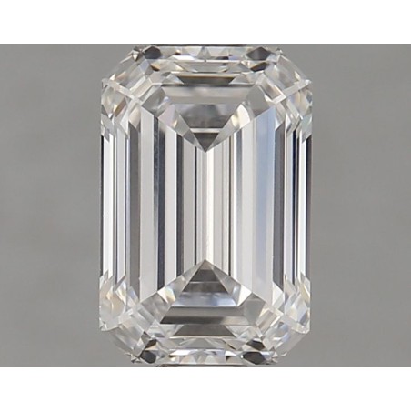 Diament laboratoryjny bezbarwny szlif szmaragdowy, 0.91ct, VVS2, D, IGI LG629400188