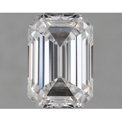 Diament laboratoryjny bezbarwny szlif szmaragdowy, 1.01ct, VVS2, D, GIA 7492088028