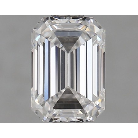 Diament laboratoryjny bezbarwny szlif szmaragdowy, 1.01ct, VVS2, D, GIA 7492088028