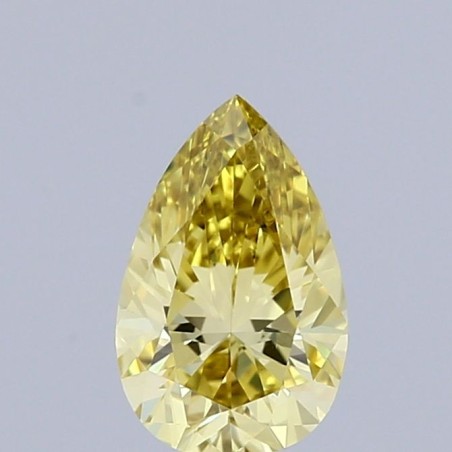Diament laboratoryjny o barwie fantazyjnej szlif gruszkowy, 0.5ct, VVS2, Fancy Intense Yellow, IGI LG715554202