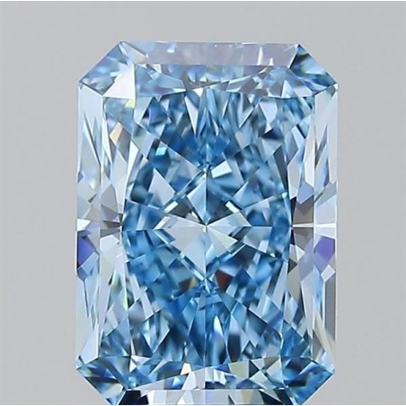 Diament laboratoryjny o barwie fantazyjnej radiant, 2.92ct, VVS1, Fancy Vivid Blue, IGI LG722510088