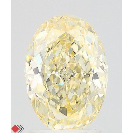 Diament laboratoryjny o barwie fantazyjnej szlif owalny, 2.62ct, VVS2, Fancy Yellow, IGI LG713537875