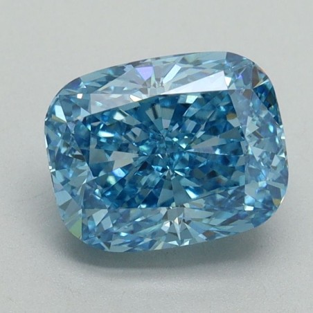 Diament laboratoryjny o barwie fantazyjnej szlif poduszkowy brylantowy, 1.8ct, VVS2, Fancy Vivid Blue, IGI LG644442295