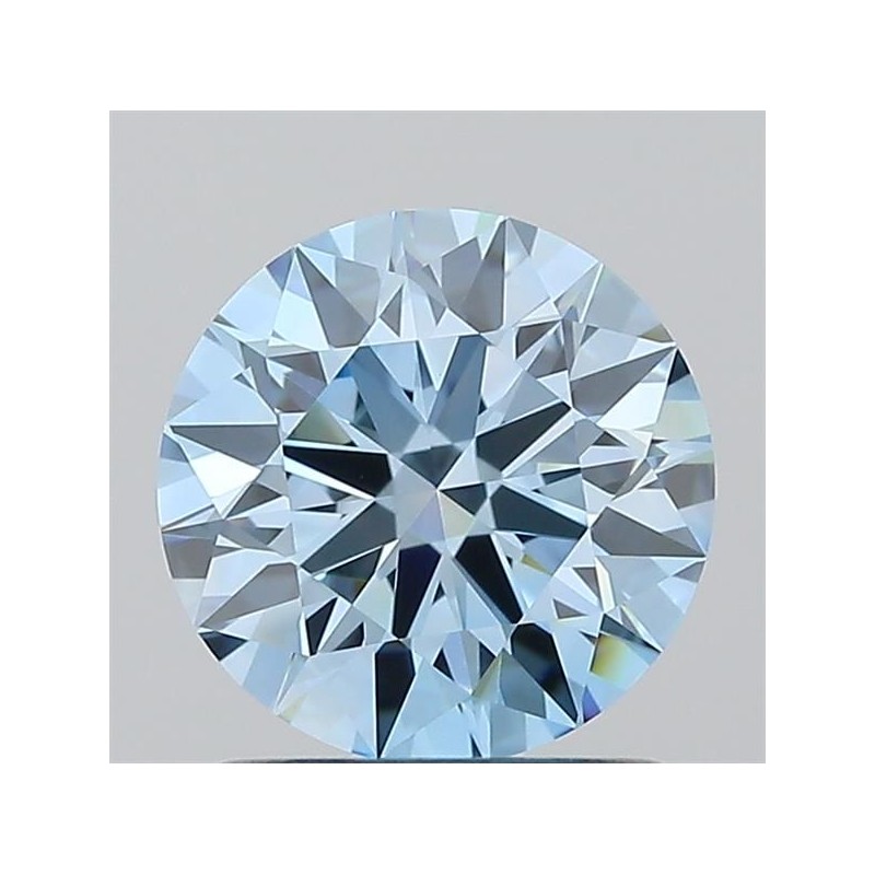 Diament laboratoryjny o barwie fantazyjnej szlif okrągły, 1.08ct, VVS1, Fancy Vivid Blue, IGI LG722550152