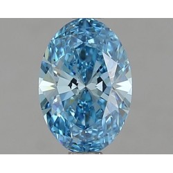 Diament laboratoryjny o barwie fantazyjnej szlif owalny, 1.02ct, VVS2, Fancy Vivid Blue, IGI LG649494984