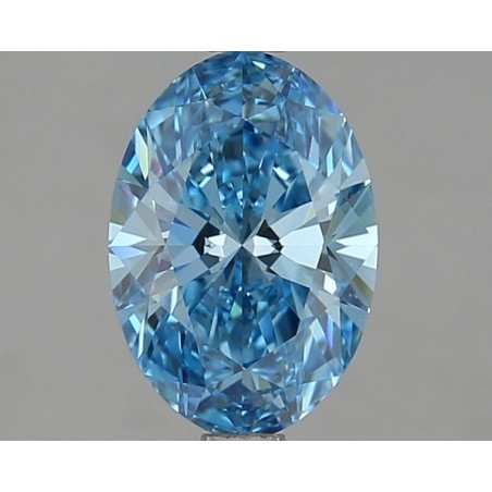 Diament laboratoryjny o barwie fantazyjnej szlif owalny, 1.75ct, VVS2, Fancy Vivid Blue, IGI LG649494982
