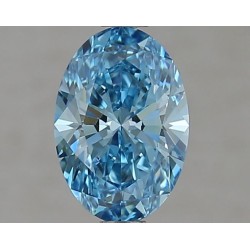 Diament laboratoryjny o barwie fantazyjnej szlif owalny, 1.06ct, VVS2, Fancy Vivid Blue, IGI LG649494983