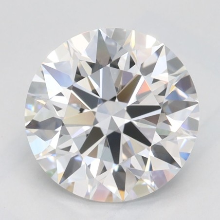 Diament laboratoryjny bezbarwny szlif okrągły, 2.06ct, IF, D, IGI LG723560322