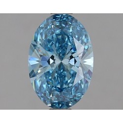 Diament laboratoryjny o barwie fantazyjnej szlif owalny, 1.15ct, VVS1, Fancy Vivid Blue, IGI LG651422366