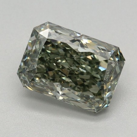 Diament laboratoryjny o barwie fantazyjnej radiant, 1.05ct, VVS2, Fancy Intense Green, IGI LG726563731