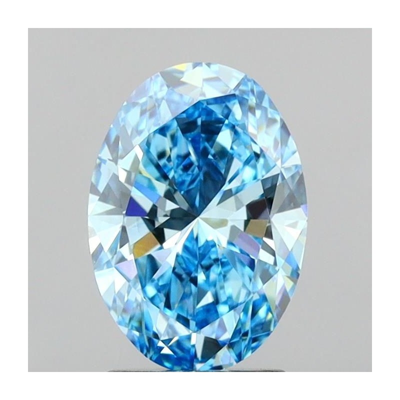 Diament laboratoryjny o barwie fantazyjnej szlif owalny, 2.01ct, VVS2, Fancy Vivid Blue, IGI 625492040
