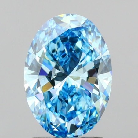 Diament laboratoryjny o barwie fantazyjnej szlif owalny, 2.01ct, VVS2, Fancy Vivid Blue, IGI 625492040