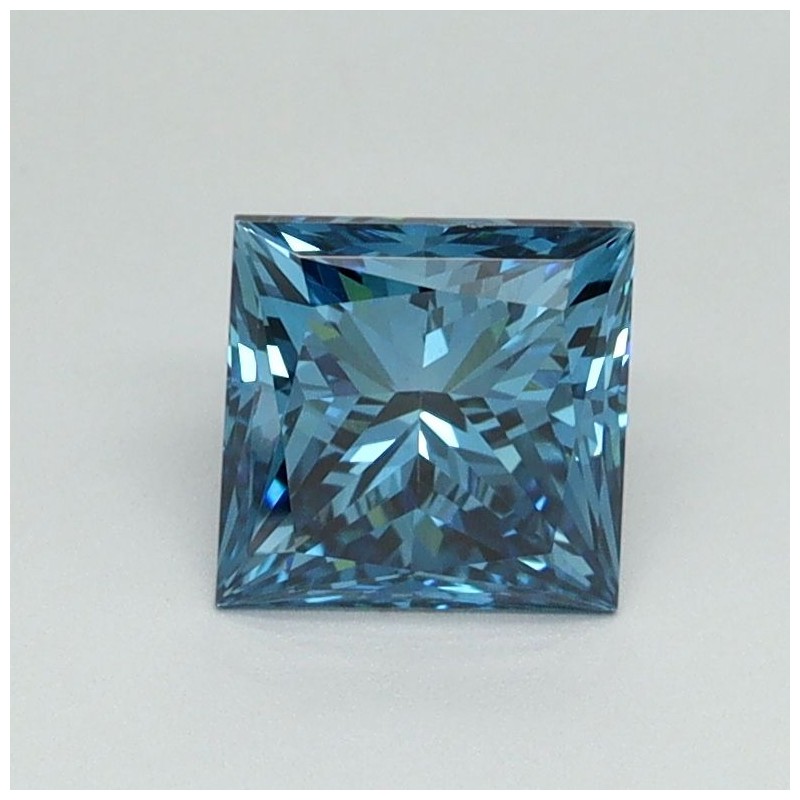Diament laboratoryjny o barwie fantazyjnej szlif princess, 1.03ct, VVS2, Fancy Vivid Blue, IGI LG717518636 Diament laboratoryjny o barwie fantazyjnej szlif princess, 1.03ct, VVS2, Fancy Vivid Blue, IGI LG717518636