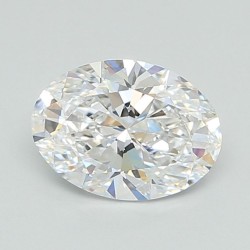 Diament laboratoryjny bezbarwny szlif owalny, 2.1ct, IF, D, IGI LG722563183