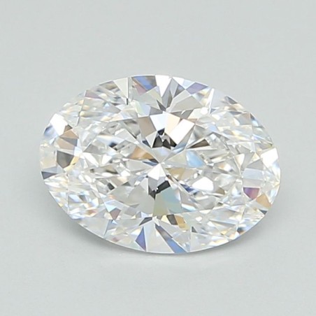 Diament laboratoryjny bezbarwny szlif owalny, 2.1ct, IF, D, IGI LG722563183