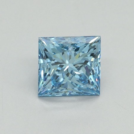 Diament laboratoryjny o barwie fantazyjnej szlif princess, 1.15ct, VVS2, Fancy Vivid Blue, IGI LG707533164