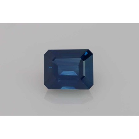 Szafir szlif szmaragdowy, 5.29 ct, BLUE, GIA 6441755831