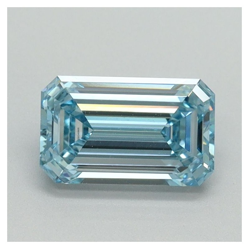 Diament laboratoryjny o barwie fantazyjnej szlif szmaragdowy, 1.06ct, VVS2, Fancy Intense Blue, IGI LG710534868 Diament laboratoryjny o barwie fantazyjnej szlif szmaragdowy, 1.06ct, VVS2, Fancy Intense Blue, IGI LG710534868