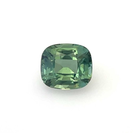 Szafir szlif poduszkowy, 3.2 ct, TEAL, GIA 6501452697