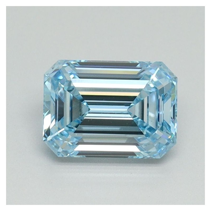 Diament laboratoryjny o barwie fantazyjnej szlif szmaragdowy, 1.02ct, VVS2, Fancy Intense Blue, IGI LG710541697 Diament laboratoryjny o barwie fantazyjnej szlif szmaragdowy, 1.02ct, VVS2, Fancy Intense Blue, IGI LG710541697