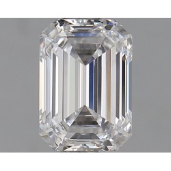 Diament laboratoryjny bezbarwny szlif szmaragdowy, 1.02ct, VVS2, D, IGI LG633421925