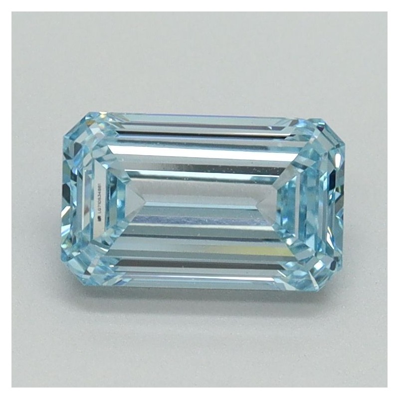 Diament laboratoryjny o barwie fantazyjnej szlif szmaragdowy, 1.08ct, VVS2, Fancy Intense Blue, IGI LG710534881 Diament laboratoryjny o barwie fantazyjnej szlif szmaragdowy, 1.08ct, VVS2, Fancy Intense Blue, IGI LG710534881