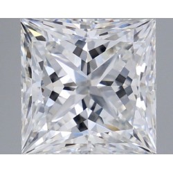 Diament laboratoryjny bezbarwny szlif princess, 1.53ct, VVS2, D, IGI LG655431159