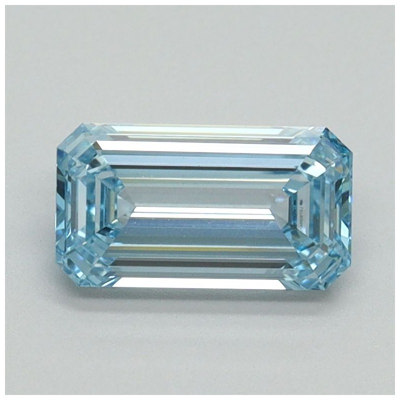 Diament laboratoryjny o barwie fantazyjnej szlif szmaragdowy, 1.02ct, VVS2, Fancy Vivid Blue, IGI LG710554796 Diament laboratoryjny o barwie fantazyjnej szlif szmaragdowy, 1.02ct, VVS2, Fancy Vivid Blue, IGI LG710554796