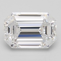 Diament laboratoryjny bezbarwny szlif szmaragdowy, 2.14ct, VVS1, D, GIA 2507327346