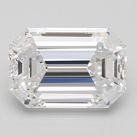 Diament laboratoryjny bezbarwny szlif szmaragdowy, 2.14ct, VVS1, D, GIA 2507327346