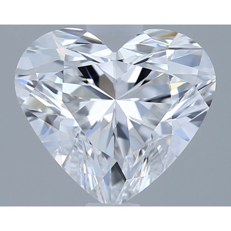 Diament laboratoryjny bezbarwny serce, 1.0ct, VVS2, D, IGI LG741567413