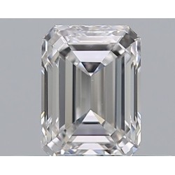 Diament szlif szmaragdowy, 0.4ct, VVS2, D, GIA 6471491400