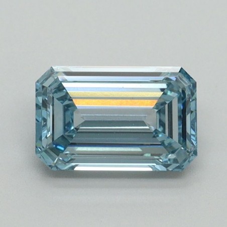 Diament laboratoryjny o barwie fantazyjnej szlif szmaragdowy, 1.03ct, VVS2, Fancy Vivid Blue, IGI LG710541786